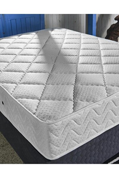 Niron Yatak Blue Yatak Tek Kişilik Lüks Full Ortopedik Sert Yatak, Pamuklu Örme Kumaşlı 5 Yıldızlı Otel Yatağı