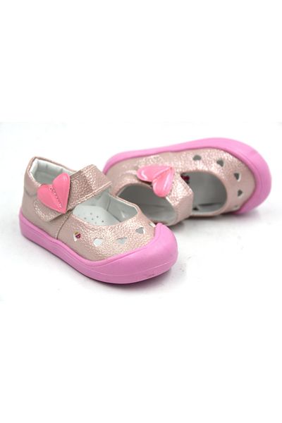 Prego Arzen - Children's First Step Shoes with Orthopedic Non-Slip Sole and Velcro PUDRA
