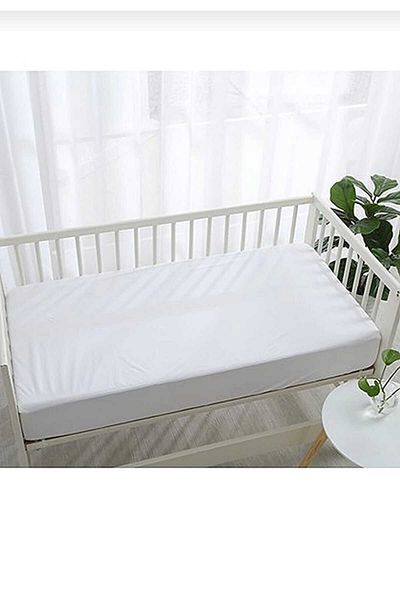 AYHOME 70 x 140 см Еластично бебешко креватче - Водоустойчиво, Антиалергично и Антибактериално