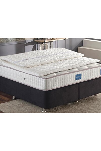 Niron Yatak Niron Visco Yatak Pedi - Tek Kişilik Visco Hafızalı Sünger Yatak Şiltesi, Pamuklu Örme Kumaş - 5 Cm