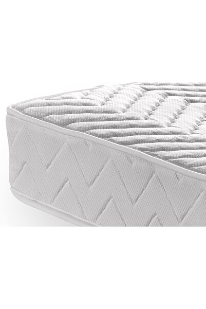 Niron Yatak Niron Basic Yatak - Tek Kişilik Ortopedik Sert Yatak - Çift Tarafllı, Nms Yaylı, Jakarlı Kumaş