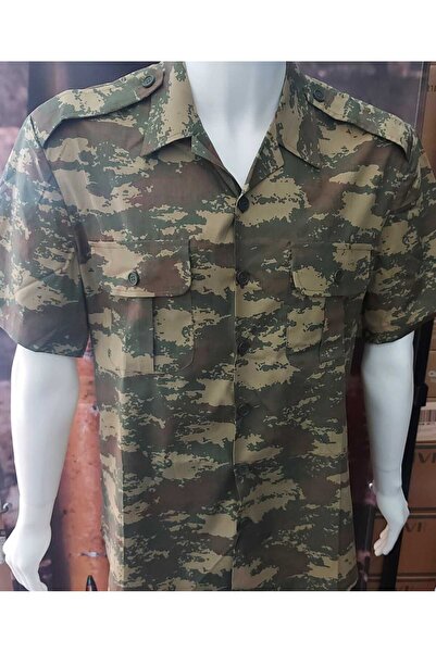 kho military design Türk Kara Kuvvetleri Sb. Kamuflaj Yazlık Gömlek Unisex (L Beden) Sıfır Ürün
