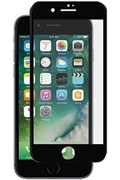 CEPSTOK Apple iPhone 7 Plus Kırılmaz Cam 5d Tam Kaplayan 9h Temperli Ekran Ko...
