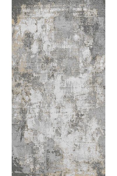df home 8014 Model Digital Printed Cutting Runner - Washable Non-Slip Based Doorway Entrance Carpet