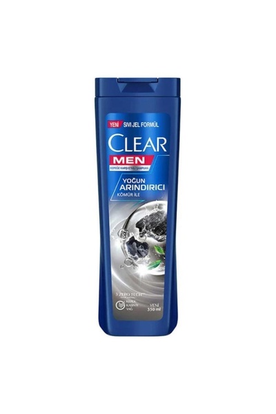 Clear Şampuan 350 Ml. Men Yoğun Arındırıcı Kömür (4'LÜ)