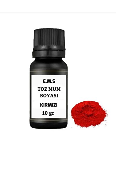 E.M.S AVM Kırmızı Toz Mum Boyası 10 Gr.