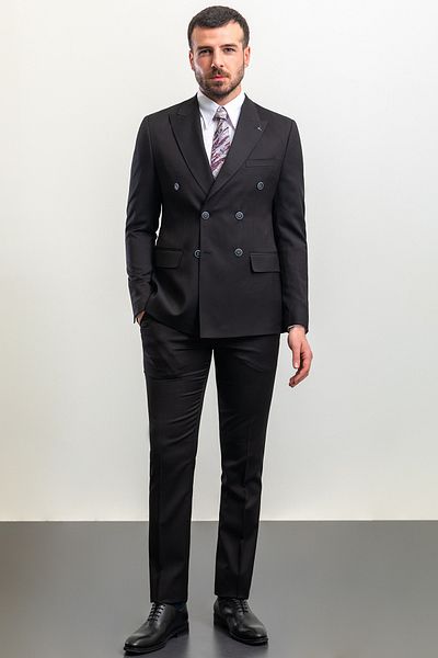 Mcr Suit Double Breasted