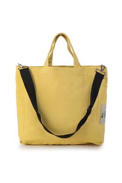 ICONE BAG Icone Yellow - Paris Embroidered Women's Tote Arm and Shoulder Bag