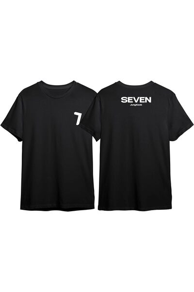 JDM Bts Jungkook 07 Trend - New Season Black Oversize Men's T-Shirt