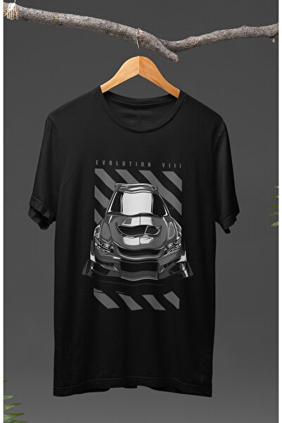 Fuddy Moda Unisex Mitsubishi Lancer Evolution VIII Štampano T-shirt, majica s...