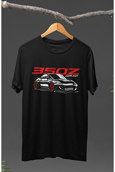 Fuddy Moda Tricou cu imprimeu unisex Nissan 350Z Fairlady, tricou imprimat cu...