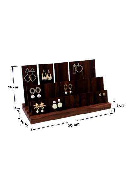 Tiydem Ahşap küpe Teşhir Standı, Küpe sergileme display stand