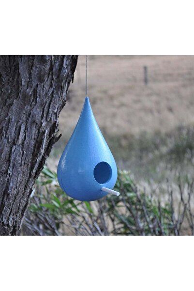 Lucest New Estevia Byr Raindrop Birdhouse Blue 112754 Company