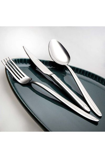 Jumbo Tulip 84 Pieces 12 Person Fork Spoon Knife Set