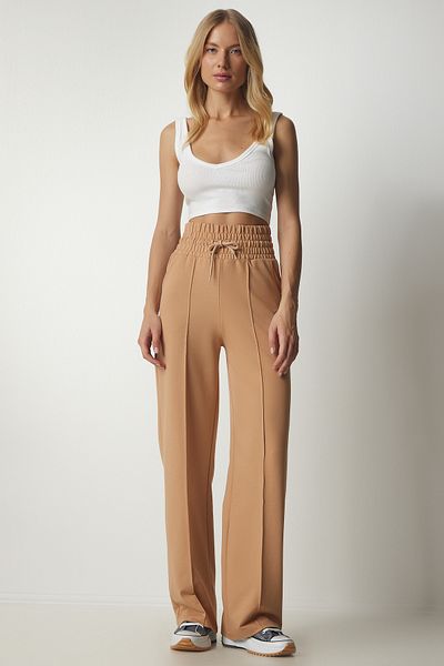 Happiness İstanbul Damen Biscuit Pocket Basic Strick-Jogginghose XR00018