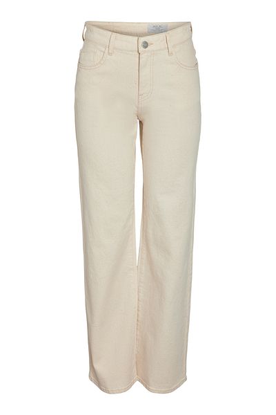 Noisy May NMYOLANDA NW WIDE JEANS ECRU
