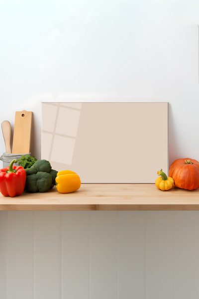 Rosyvien لوح تقطيع زجاجي بلون رملي، قاعدة سيليكون، لوح تقطيع للعرض، مقسى ومقشر