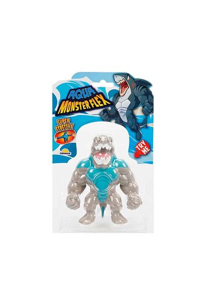 Sunman مجسم Dunky Monster Flex Aqua مقاس 15 سم فائق المرونة