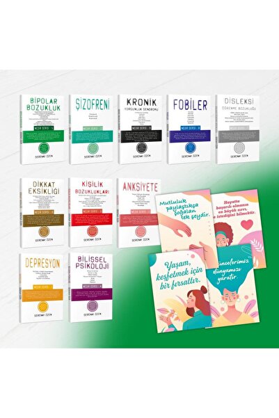 Halk Kitabevi Evinizin Psikoloğu Terapi Seti ve 4'lü Terapi Defteri