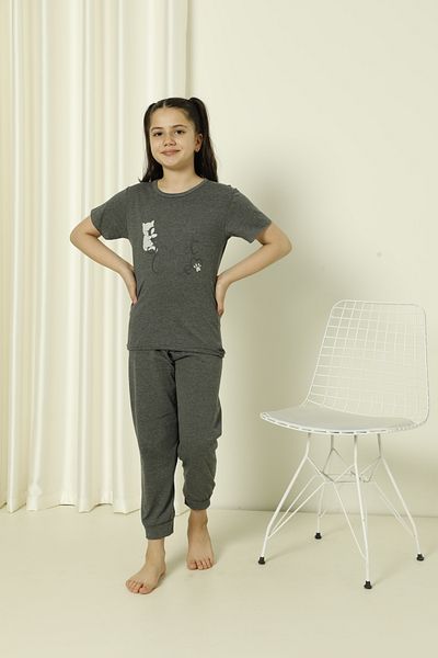 FAMES PİJAMA Girl's Summer Pajama Set