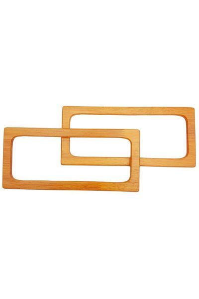 angel çanta aksesuar Accesoriu Geanta Angel Model Dreptunghiular 9x20 cm Maner Geanta Lemn Culoare Lemn Inchis