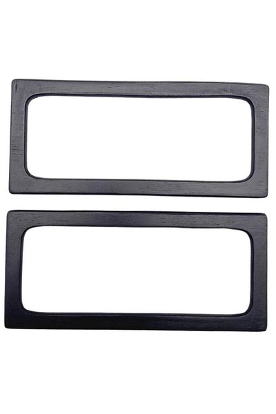 angel çanta aksesuar Accesoriu Geanta Angel Model Dreptunghiular 9x20 cm Maner Geanta Lemn Culoare Neagra
