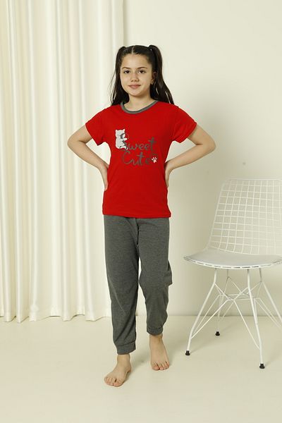 FAMES PİJAMA Summer Children's Pajama Set