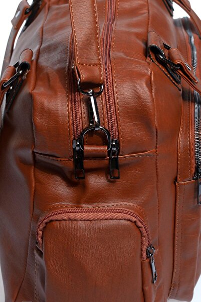 By Hakan Byhakan Jn-514 Local Wash Δερμάτινη γυναικεία τσάντα ώμου Γυναικεία τσάντα χιαστί καφέ