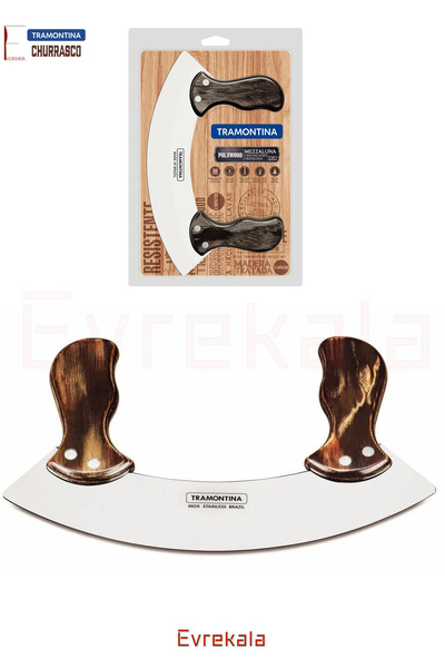 TRAMONTINA Evrekala Çift Saplı Doğrama Bıçağı Tramontina Et,Kıyma,Soğan,Pizza...