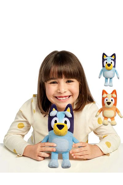 seyuse 27 cm Bluey and Bingo Plush Toy - Birthday Gift Sleeping Friends
