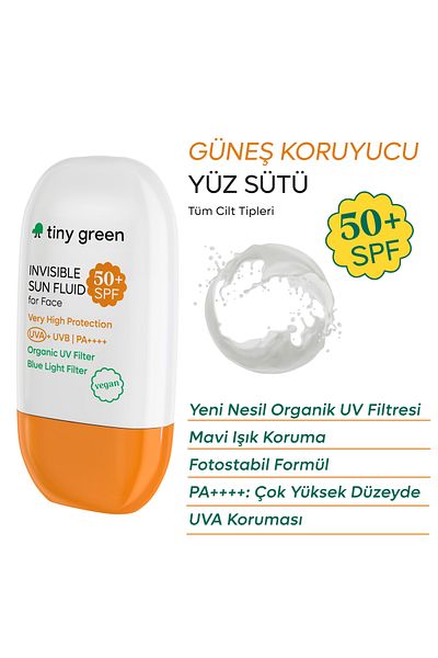 tiny green SPF 50+ Adult Sun Milk - 50 ml for Face