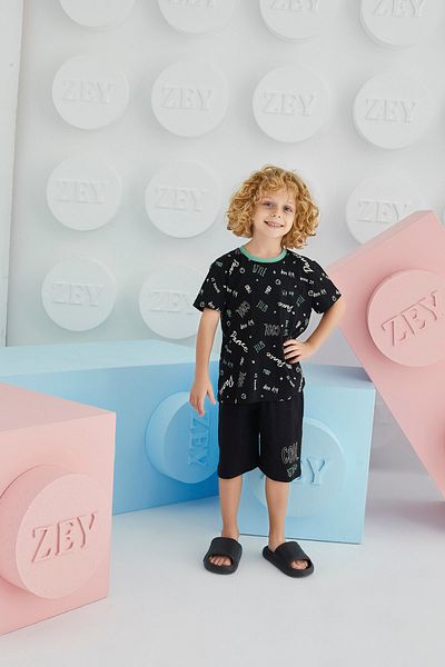 ZEYZEY 8655 MEN'S PRINTED SHORTS SET