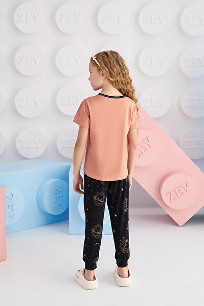 ZEYZEY 8632 GIRL'S PRINTED PAJAMAS SET