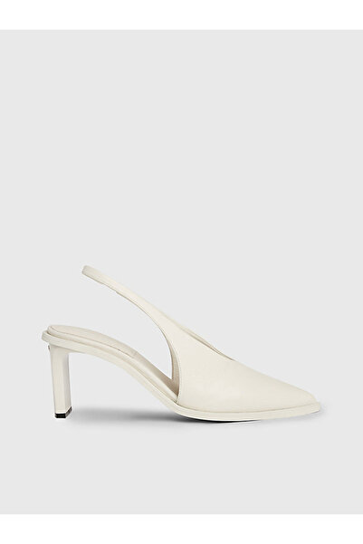 Calvin Klein أحذية بكعب مفتوح من الخلف مصنوعة من الجلد