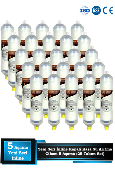 Sumarkt Kapalı Kasa Su Arıtma Cihazı Yeni Seri Inline 5 Aşamalı Toptan 25 Tak...