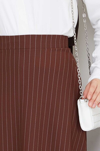 sozan Φούστα Puff Scuba ριγέ