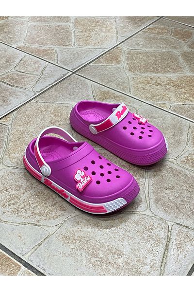 ÇOCUKÇA MODA Figured Non-Slip Sole Children's Sandals Slippers 2 Pieces Ornamental Gift