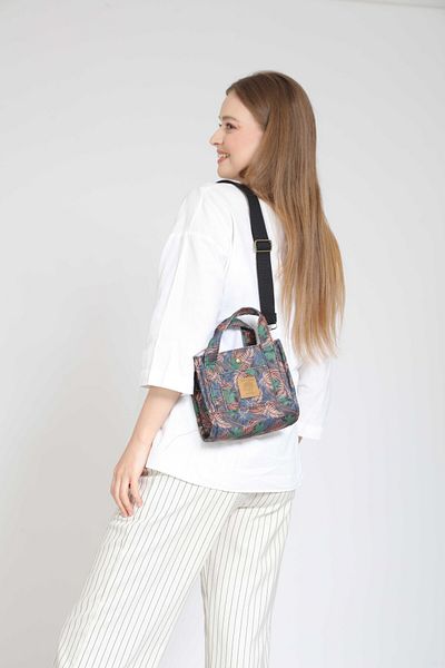 Street Bag Bera Woman - Geantă de umăr mică cu model etnic boem, călătorie zilnică și cadou