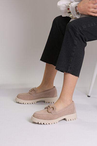 ELİT SHOES Scarla Hakiki Deri Materyal Yumuşak Yapılı Kadın Loafer