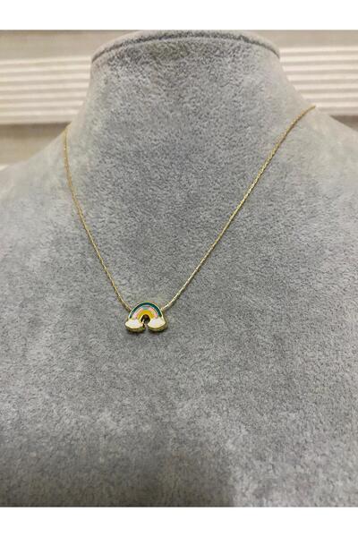Judas Takı Women's Rainbow Minimal Necklace
