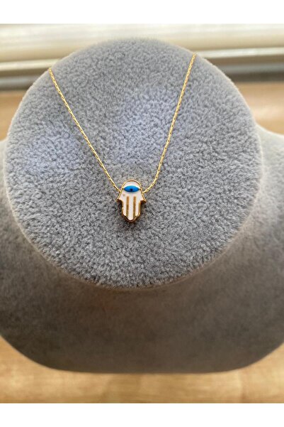 Judas Takı المرأة فاطمة اليد الرئيسية قلادة بيضاء