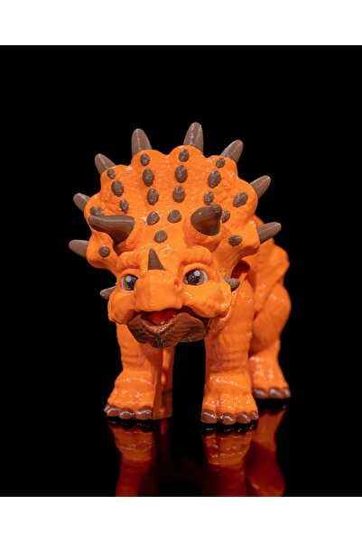 CESTOPİENO Triceratops Articulated - Eklemli Dinozor Triceratops Dekor / Oyuncak
