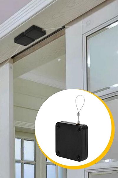 epazzar 2 Pieces Automatic Door Window Closer Closing Fast Automatic Door Closer 2 Pieces