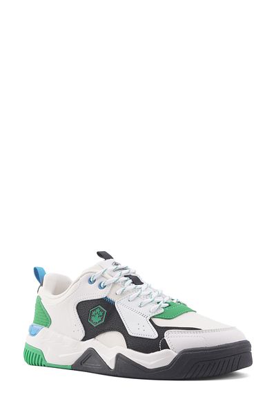 lumberjack Ανδρικά αθλητικά παπούτσια Manga Sneaker Λευκό-πράσινο