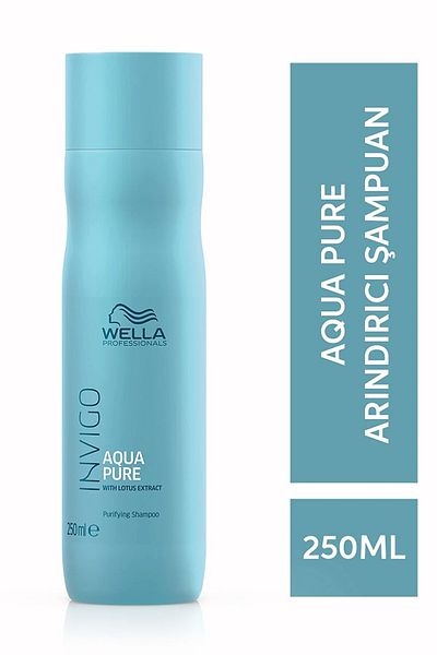 Wella Invigo Aqua Pure - 250ml Professional Purifying and Revitalizing Care Shampoo