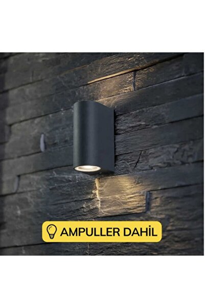 REAL LED ÇİFT YÖNLÜ DUVAR APLİK AMPÜLLER DAHİL  2 ADET PHILIPS 4,7W=50W  GU 1...