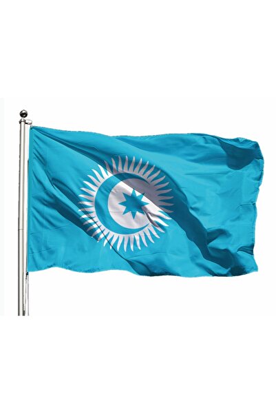 Özel Flama Bayrak TURAN BİRLİĞİ TÜRK KONSEYİ BAYRAĞI 100x150CM