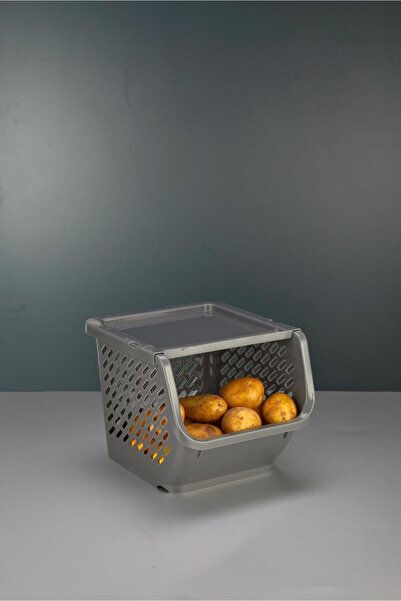 ESNAFDEDE 4 Adet Patates & Soğanlık, Katlı Sebzelik,Büyük Organizer,Oyuncak S...