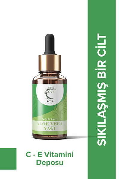 BT9 NATUREL Aloe Vera Yağı %100 Saf ve Soğuk Sıkım