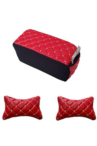 caraks Compatible with Peugeot 207 After 2007 - Armrest and Neck Collar